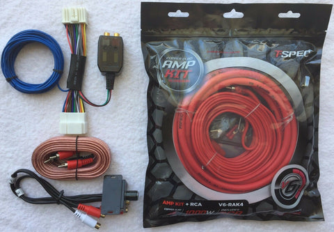 Honda Acura Factory Radio Add A Sub Amp Plug & Play Wire Harness Install Pack