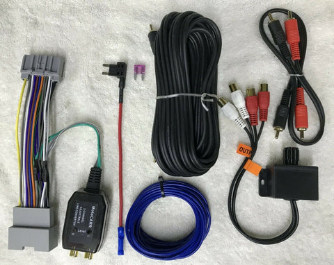 Chrysler Dodge Jeep Ram Factory Radio Add A Subwoofer Amp Plug & Play Harness