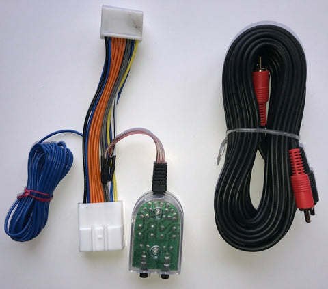 Factory Radio Add A Subwoofer Amplifier Plug and Play Harness Fits Nissan Subaru