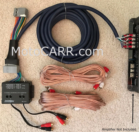 Honda Acura 08+ Factory Radio Add A 4 Channel Amplifier Plug & Play Wire Harness