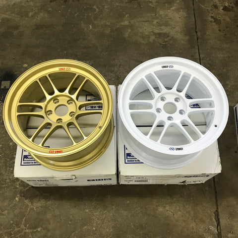 Enkei RPF1 18x9.5 ET38 5x114.3 Gold White ❗️Scratch & Dent❗️