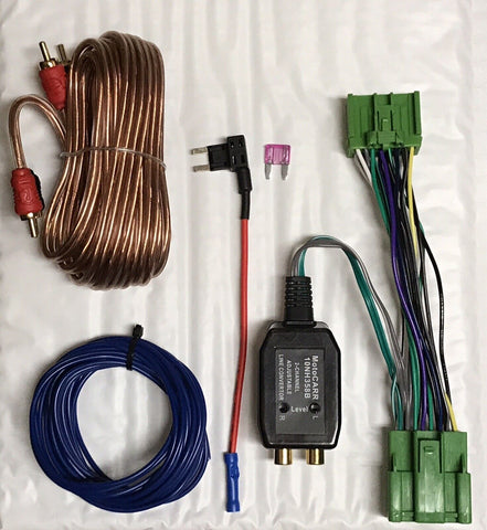 Add An Amp Amplifier Radio Adapter Interface Select GM Vehicles Chevy GMC Camaro with RCA