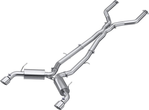 MBRP 16-22 Infiniti Q50 3.0L FWD/AWD 3in Cat Back w/ 4.5in OD Tips - T304