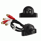 Universal Car Bass Amplifier Remote Level Control Knob Stereo RCA Input & Output