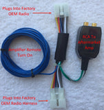 Honda Acura Factory Radio Add A Subwoofer Amplifier Plug & Play Wire Harness RCA