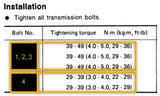 1990-1996 Nissan 300zx Fairlady Z Transmission Bolt Kit 5spd NA TT Manual