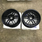 PAIR(2) Enkei RPF1 18x8.5 5x114.3 ET30 Black ❗️Scratch & Dent❗️