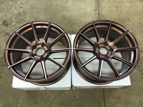 PAIR(2) ONLY Enkei TS-10 18x9.5 ET 35 5x114.3