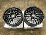 PAIR(2) ONLY Enkei EKM3 18x8 5x114.3 ET40 ❗️Scratch & Dent❗️