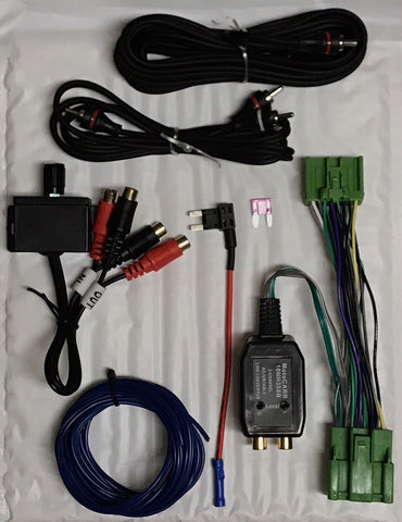 Add An Amp Amplifier Radio Adapter Interface Select GM Vehicles Chevy GMC Camaro with RCA With Bass Knob