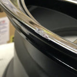 QTY 4 Enkei RPF1 18x9.5 5x114.3 38mm Chrome Black Blue Minor *Scratch & Dent*