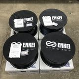 QTY 4 Enkei RPF1 18x9.5 5x114.3 38mm Chrome Black Blue Minor *Scratch & Dent*
